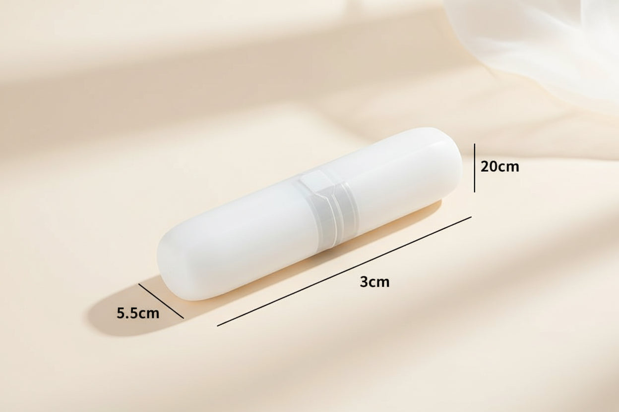 Storage Solutions Portable Toothbrush & Toothpaste Travel Case