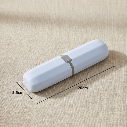 Storage Solutions Portable Toothbrush & Toothpaste Travel Case