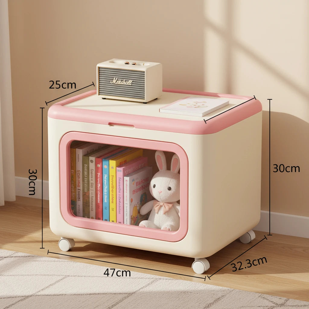 Storage Solutions Subtly Bold Storage Cabinet – Large Capacity Multi-Function Organizer