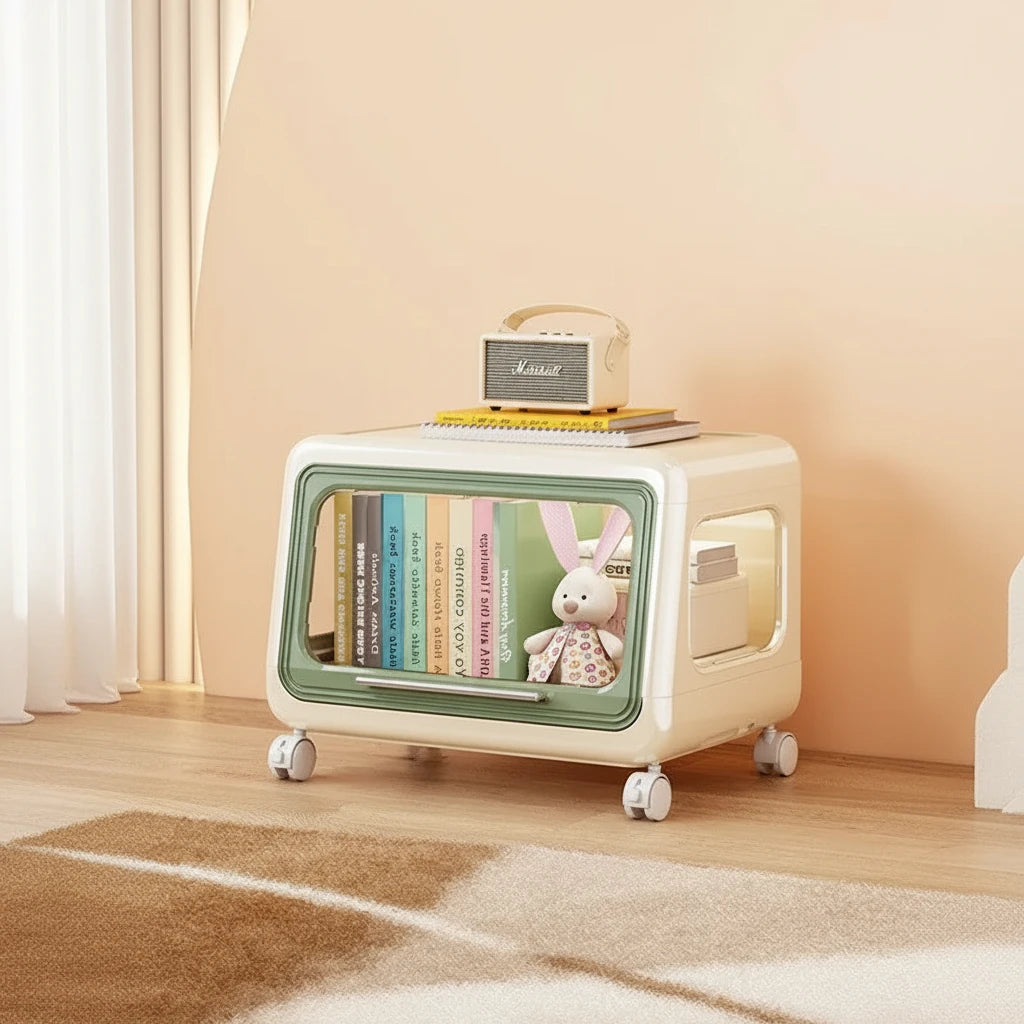 Storage Solutions Subtly Bold Storage Cabinet – Large Capacity Multi-Function Organizer