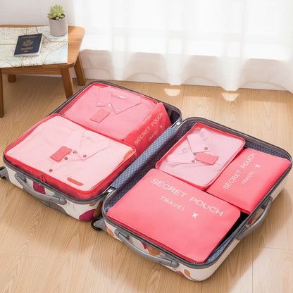 Storage Solutions 6-Piece Travel Packing Cube Set