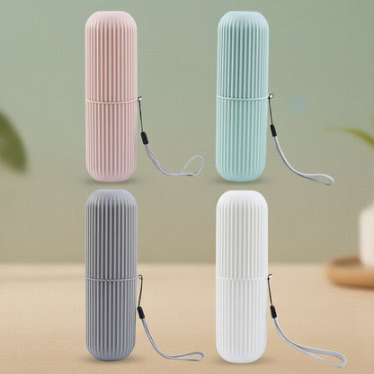 Storage Solutions Portable Toothbrush & Toothpaste Travel Case